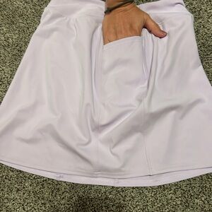 Athletic White Women's Skirt
